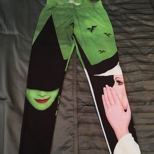 Official Wicked Elphaba and Galinda leggings, L